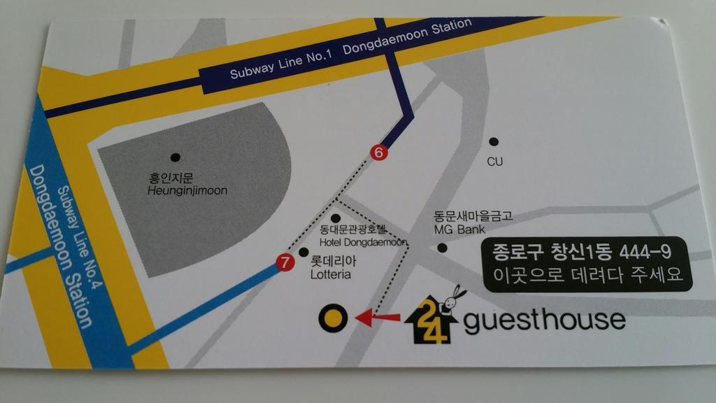 24 Guesthouse Dongdaemun Market Seoul Bagian luar foto